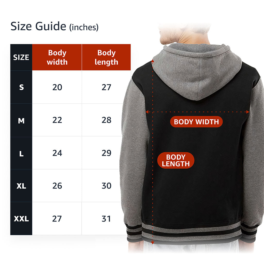 My Wife Is Always Right Varsity Hoodie - Cool Design Zip Hoodie - Trendy Hooded Sweatshirt My Wife Is Always Right Varsity Hoodie - Cool Design Zip Hoodie - Trendy Hooded Sweatshirt