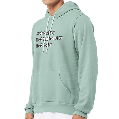 Not Today Sponge Fleece Hoodie - Funny Hoodie - Sarcastic Hooded Sweatshirt Not Today Sponge Fleece Hoodie - Funny Hoodie - Sarcastic Hooded Sweatshirt