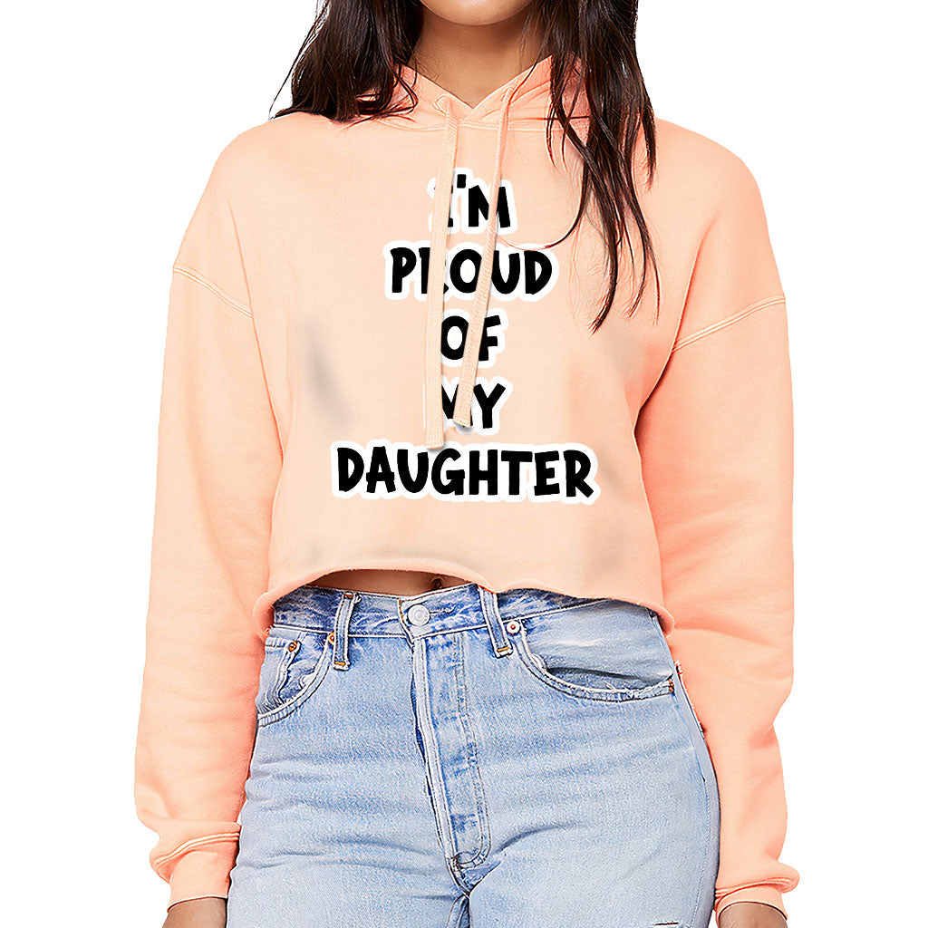 Proud Mom Women's Cropped Hoodie - Trendy Cropped Hoodie - Best Design Hooded Sweatshirt Proud Mom Women's Cropped Hoodie - Trendy Cropped Hoodie - Best Design Hooded Sweatshirt