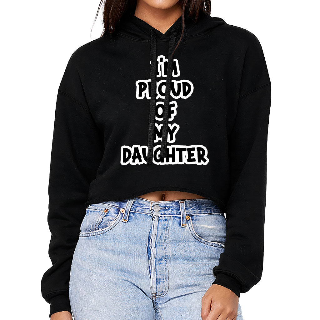 Proud Mom Women's Cropped Hoodie - Trendy Cropped Hoodie - Best Design Hooded Sweatshirt Proud Mom Women's Cropped Hoodie - Trendy Cropped Hoodie - Best Design Hooded Sweatshirt