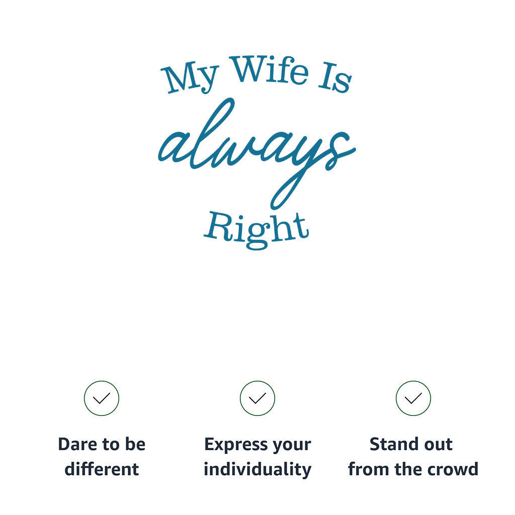 My Wife Is Always Right Full-Zip Hoodie - Cool Design Hooded Sweatshirt - Trendy Hoodie My Wife Is Always Right Full-Zip Hoodie - Cool Design Hooded Sweatshirt - Trendy Hoodie
