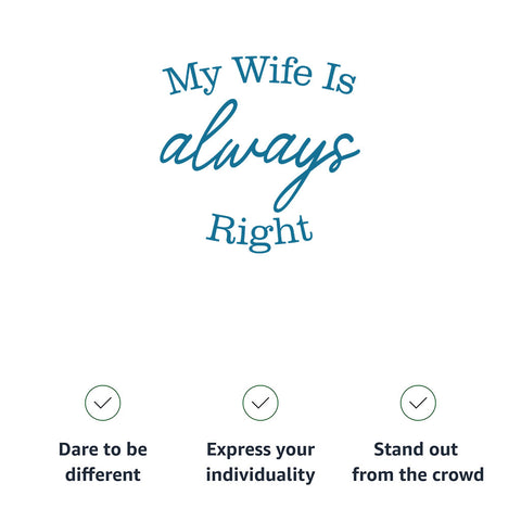 My Wife Is Always Right Full-Zip Hoodie - Cool Design Hooded Sweatshirt - Trendy Hoodie My Wife Is Always Right Full-Zip Hoodie - Cool Design Hooded Sweatshirt - Trendy Hoodie