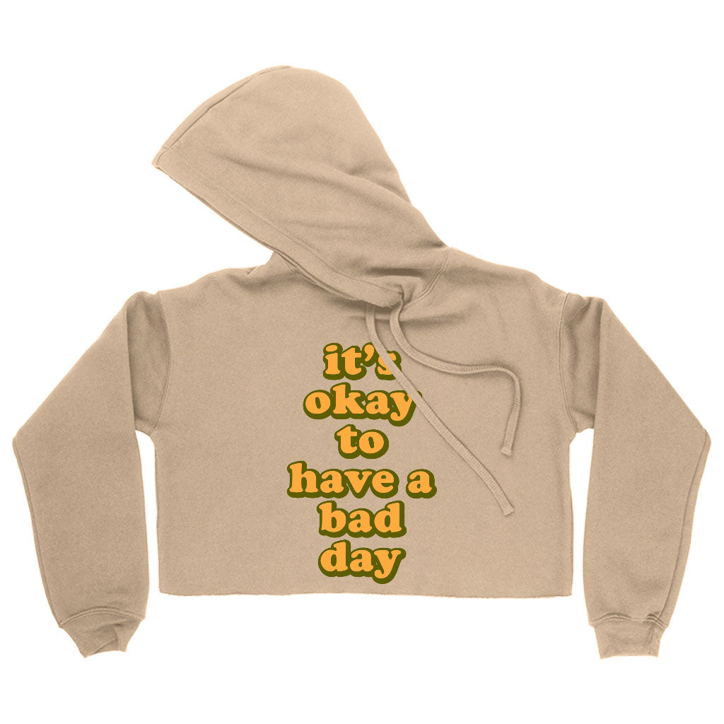 It's Ok Women's Cropped Hoodie - Positive Cropped Hoodie - Motivational Hooded Sweatshirt It's Ok Women's Cropped Hoodie - Positive Cropped Hoodie - Motivational Hooded Sweatshirt