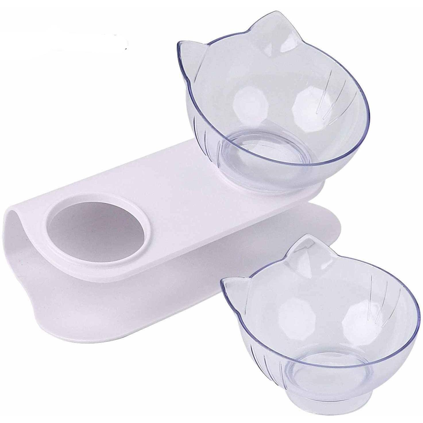 Non-Slip Cat Bowls with Raised Stand Non-Slip Cat Bowls with Raised Stand