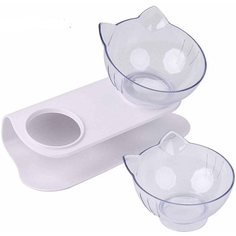 Non-Slip Cat Bowls with Raised Stand Non-Slip Cat Bowls with Raised Stand