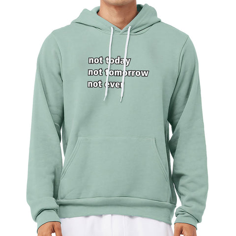 Not Today Sponge Fleece Hoodie - Funny Hoodie - Sarcastic Hooded Sweatshirt Not Today Sponge Fleece Hoodie - Funny Hoodie - Sarcastic Hooded Sweatshirt