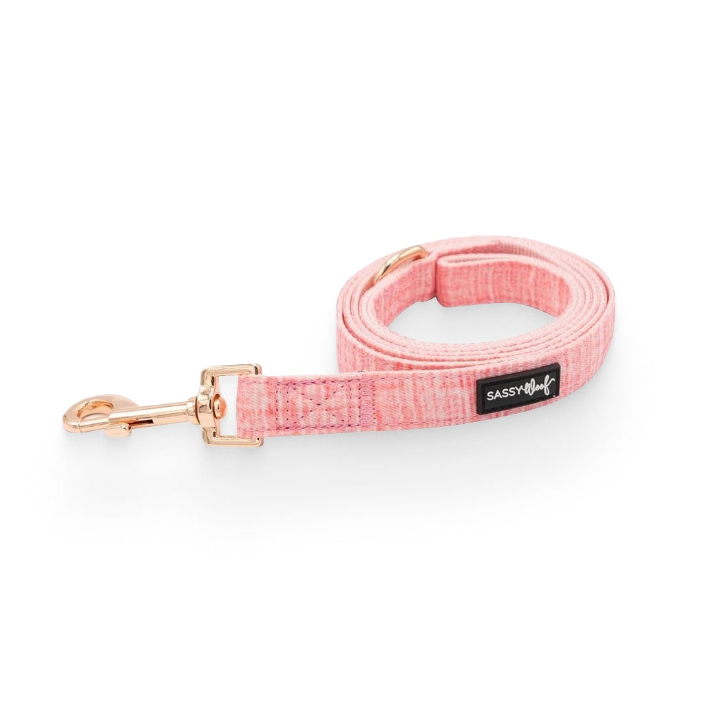 Dolce Rose' Dog Fabric Leash